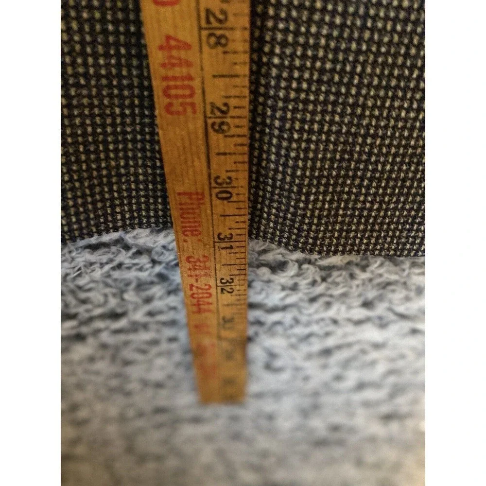 Hugo Boss USA Vintage Tweed Blazer Mens 40R Three Button Ventless Houndstooth